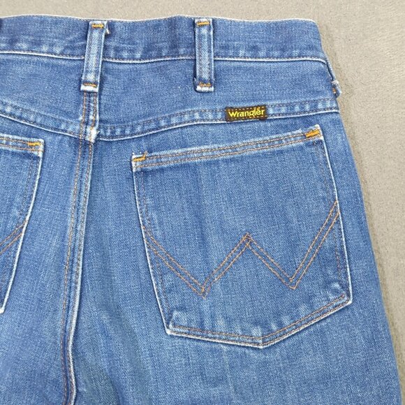 Wrangler VTG Jeans Men's 30x32 Fits 28x30 Blue 935DEN No Fault Slim Bootcut 80s